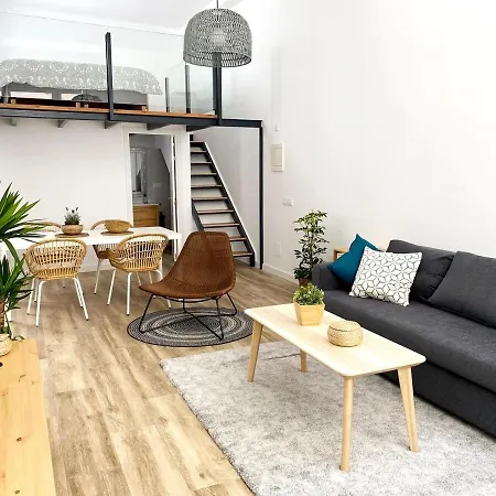 Apartment Modern Double Height Loft Near Canteras *